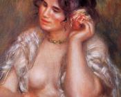 皮埃尔 奥古斯特 雷诺阿 : Gabrielle with a Rose